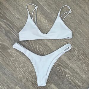SheIn White Two Piece Bikini